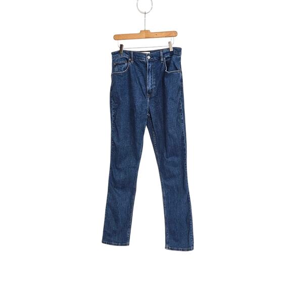 Abercrombie & Fitch Curve Love 90 Slim Straight Ultra High Rise Jeans Size 30/10 - Picture 1 of 8